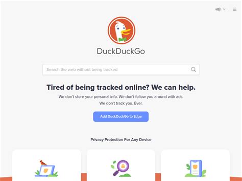 ducdug|DuckDuckGo — Privacy, simplified..